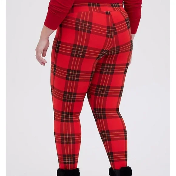 NWT Plaid Leggings - Picture 3 of 4